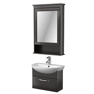 3D faucet sink cupboard