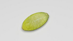 3D model Peeled Pumpkin Seeds