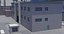 3D model Factory Warehouse Exterior and Interior GameReady with PBR Unity UE Textures Included