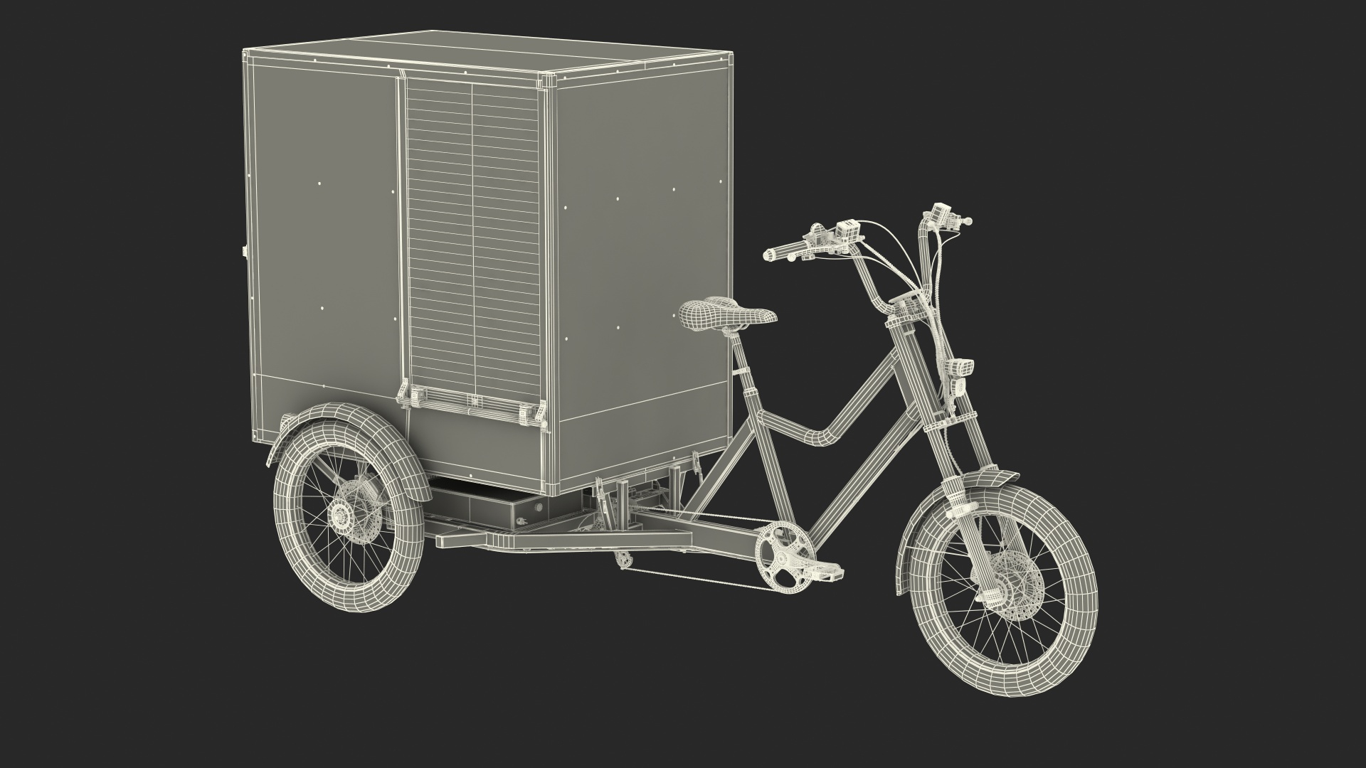 Rad Power Bike RadBurro With Cargo Box Model TurboSquid 1925360