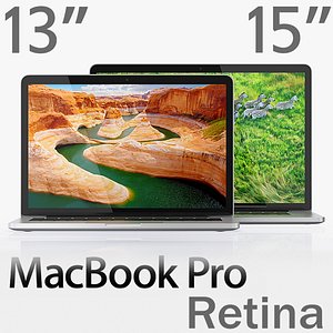 3d macbook pro retina display