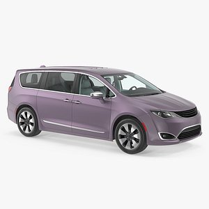family minivan 3D model