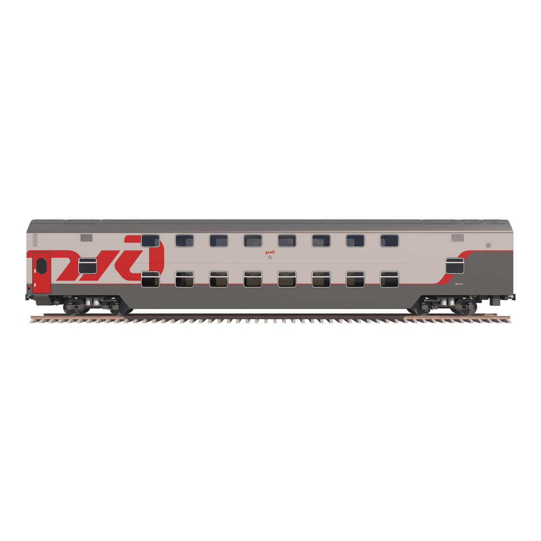3d Double-decker Wagon