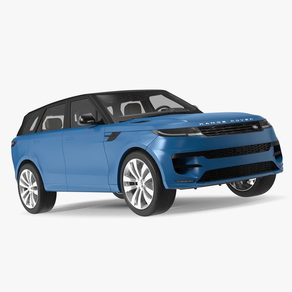 modelo 3d Land Rover Range Rover Sport 2023 con equipamiento azul para ...