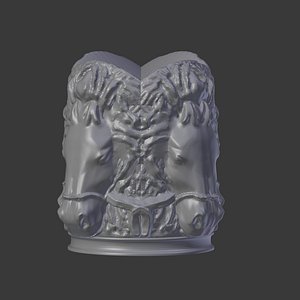Horse Head Cigarette Holder 3D print