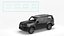 Lexus GX 550 SUV Caviar Black Rigged