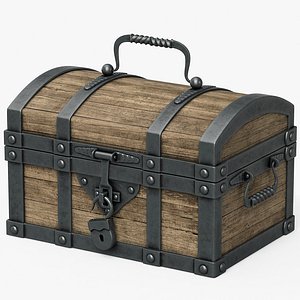 Chest Wood and Metal