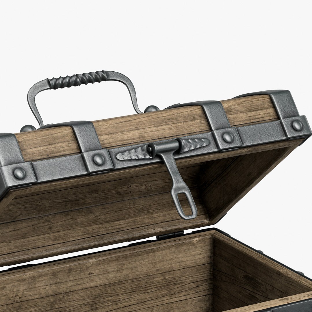 Chest Wood 3d Model