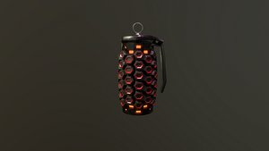 explode grenade sci-fi 3D model