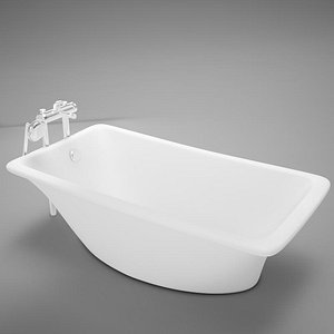 moder clasic hot tub 3d model