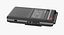 Black Cassette Player Recorder With Tape
