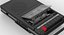 Black Cassette Player Recorder With Tape