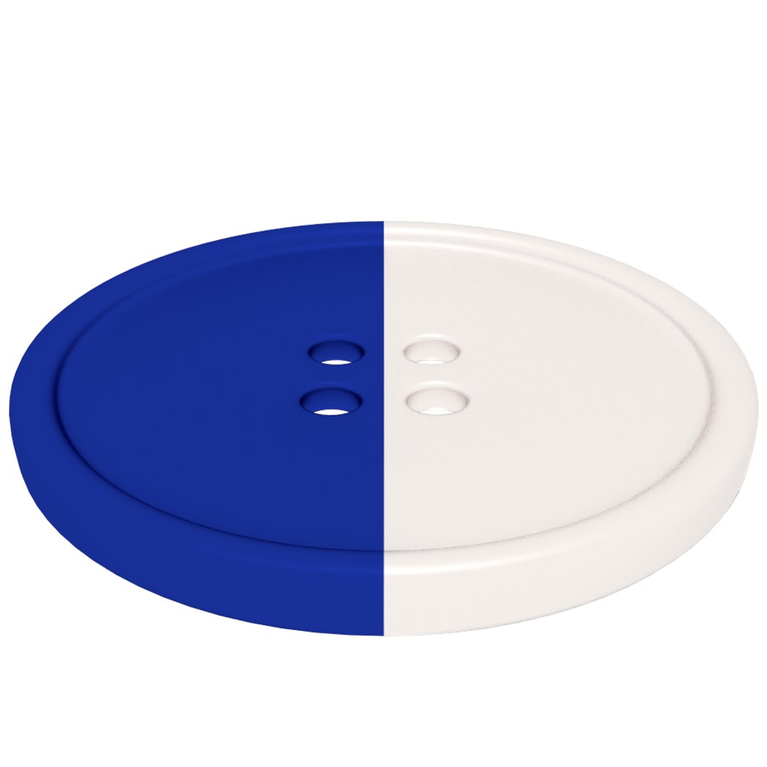 Free Clothing Button Halves 3d Model