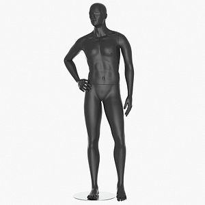 3D model Male Mannequin Pose 04
