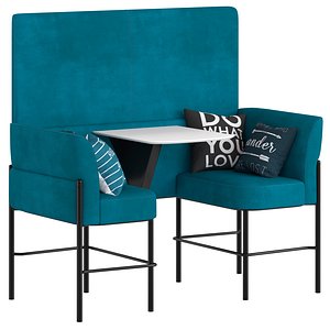 Herman Miller Hue Lounge Furniture4 3D model