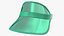 Clear Green Plastic Dealer Visor 3D model