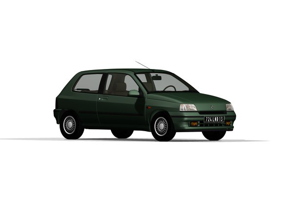 Renault Clio 3D Models for Download | TurboSquid