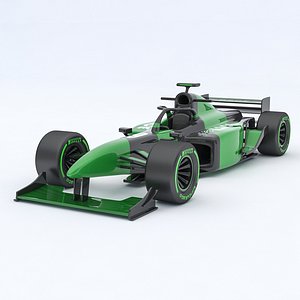 3D 3D Formula 1 car model 05