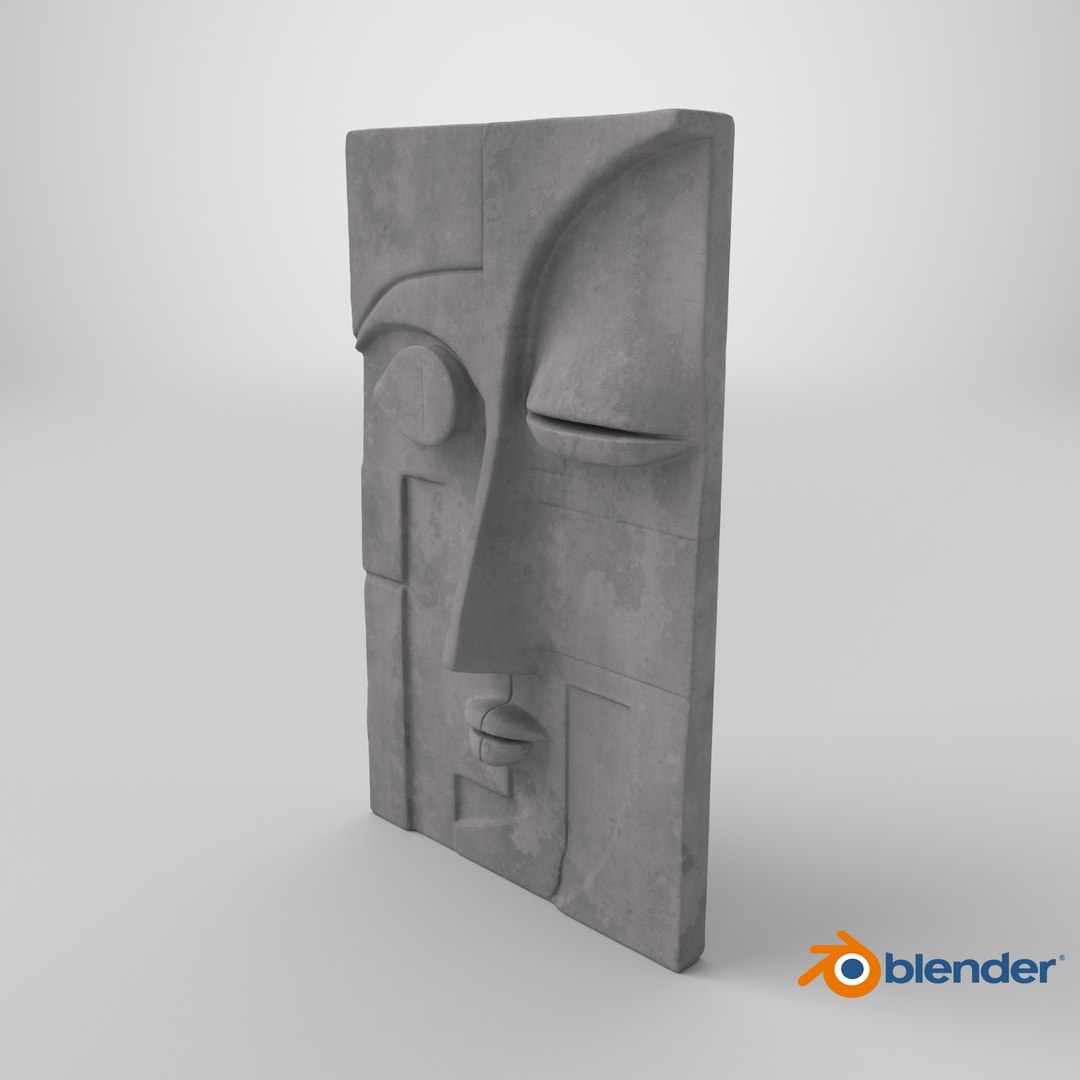 Sculptural Panel In The Cubist Style 3D Model - TurboSquid 2549620