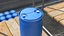 Barilotto di plastica rotondo 30 Gal