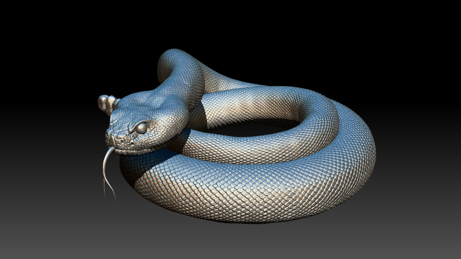 3D Rattlesnake Model - TurboSquid 1977661