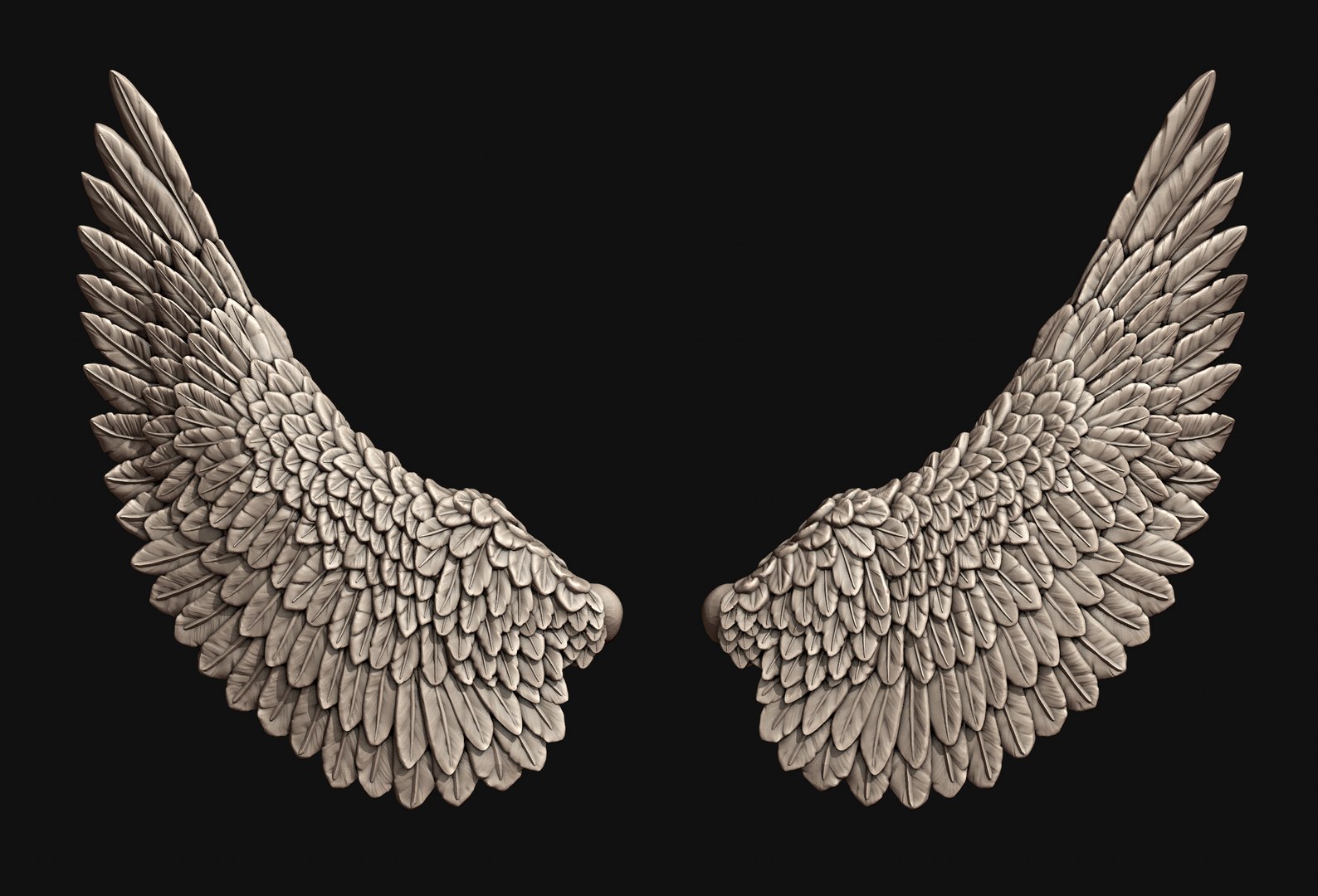 3D Wings version 2 3D print model - TurboSquid 1872350