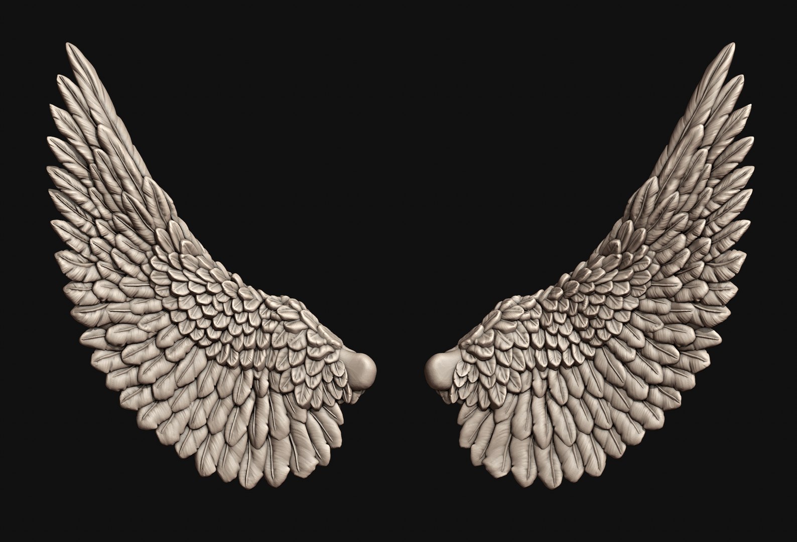 3D Wings version 2 3D print model - TurboSquid 1872350