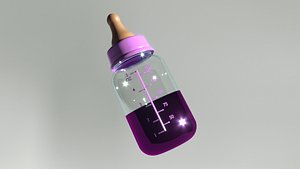 3D Lean Baby Bottle model