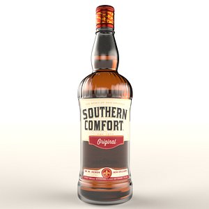 Southern Comfort Whisky Liqueur Alcohol Bottle model