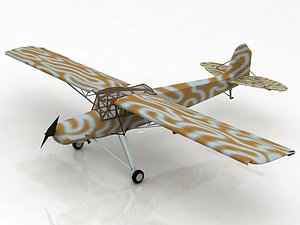 3D Fieseler Fi 156 C Storch Aircraft model