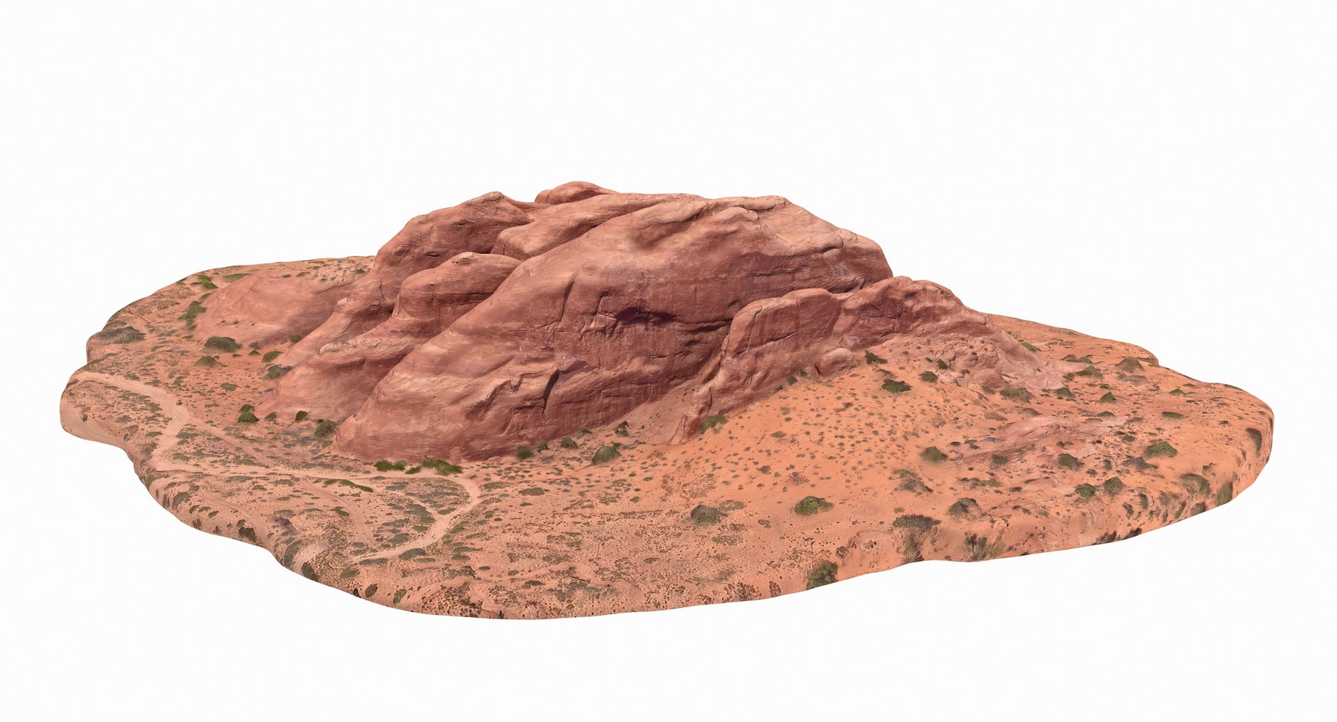 Sandstone Butte 12 3D Model - TurboSquid 1396249