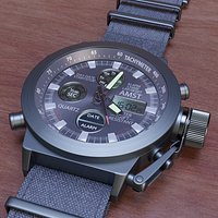Chronograph watch AMST 3003 on Nato strap