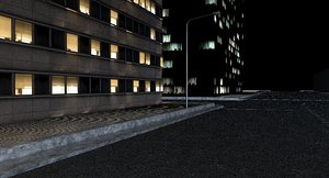 street sidewalk 3D model
