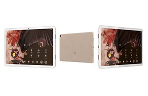 Google Pixel Tablet Pink Low Poly