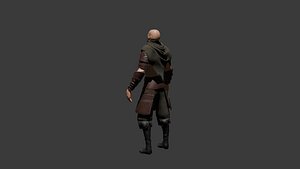 rogue character rigged model