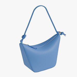 LOEWE Hammock Hobo bag Seaside Blue 3D model