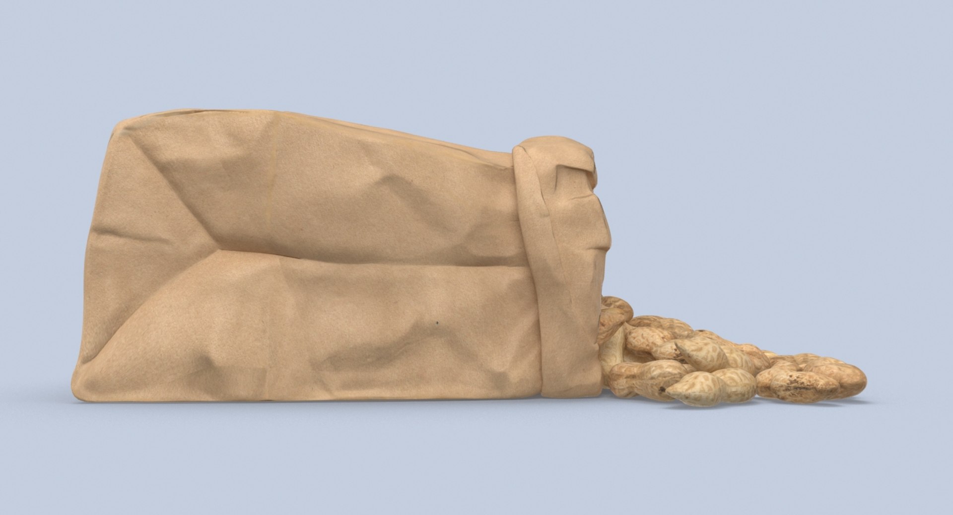 3D bag model https://p.turbosquid.com/ts-thumb/lb/jzYDED/4VPUpT9W/peanut_bag_dropped_productshot_0006/jpg/1511208619/1920x1080/fit_q87/df7509ce7ac5396ae6647b7e5146f9d8dd90b290/peanut_bag_dropped_productshot_0006.jpg