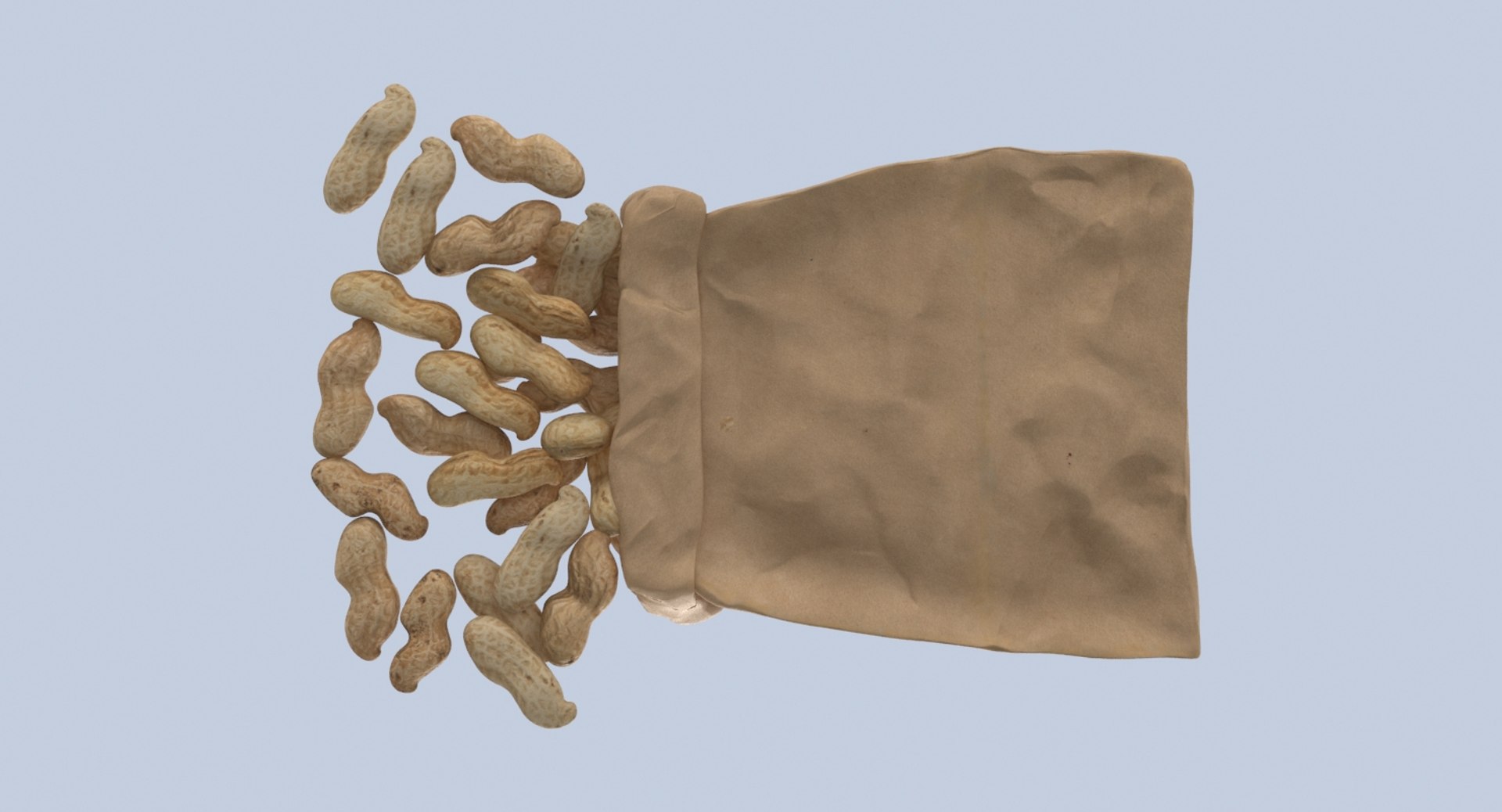 3D bag model https://p.turbosquid.com/ts-thumb/lb/jzYDED/FezMQir7/peanut_bag_dropped_productshot_0008/jpg/1511208625/1920x1080/fit_q87/ea2ead9cc16a8615b359c1b4b30c055cbf57a6a2/peanut_bag_dropped_productshot_0008.jpg