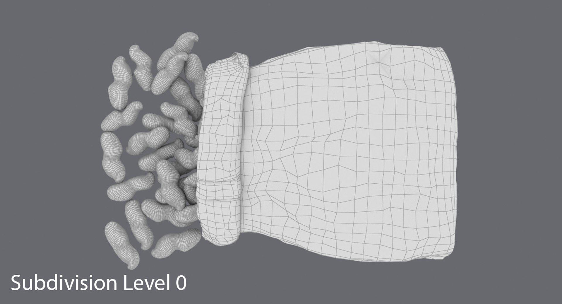 3D bag model https://p.turbosquid.com/ts-thumb/lb/jzYDED/fRVvCGH3/peanut_bag_dropped_wireframe_0001/jpg/1511208695/1920x1080/fit_q87/5daea21fc564745d78ce34fb34bd99435fac4b7f/peanut_bag_dropped_wireframe_0001.jpg