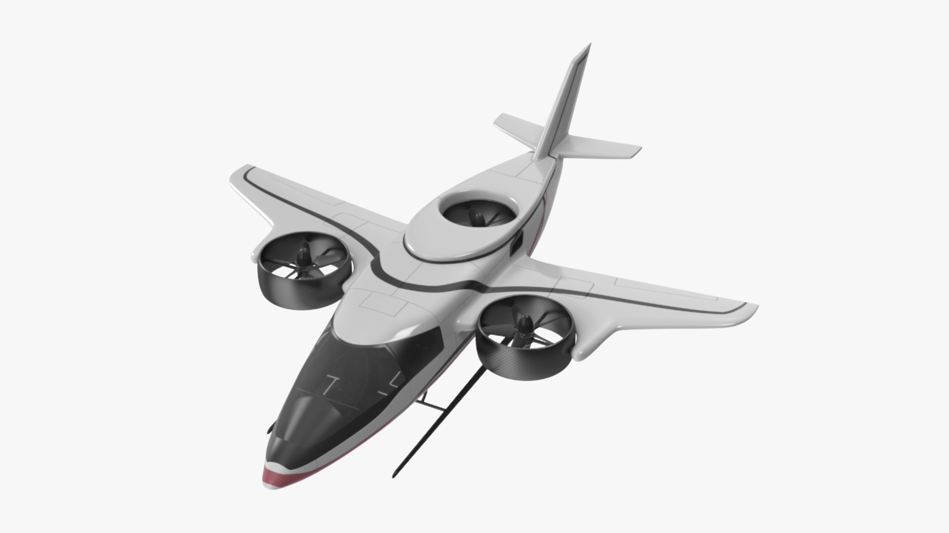 Next Gen Air Taxi 3D model preview