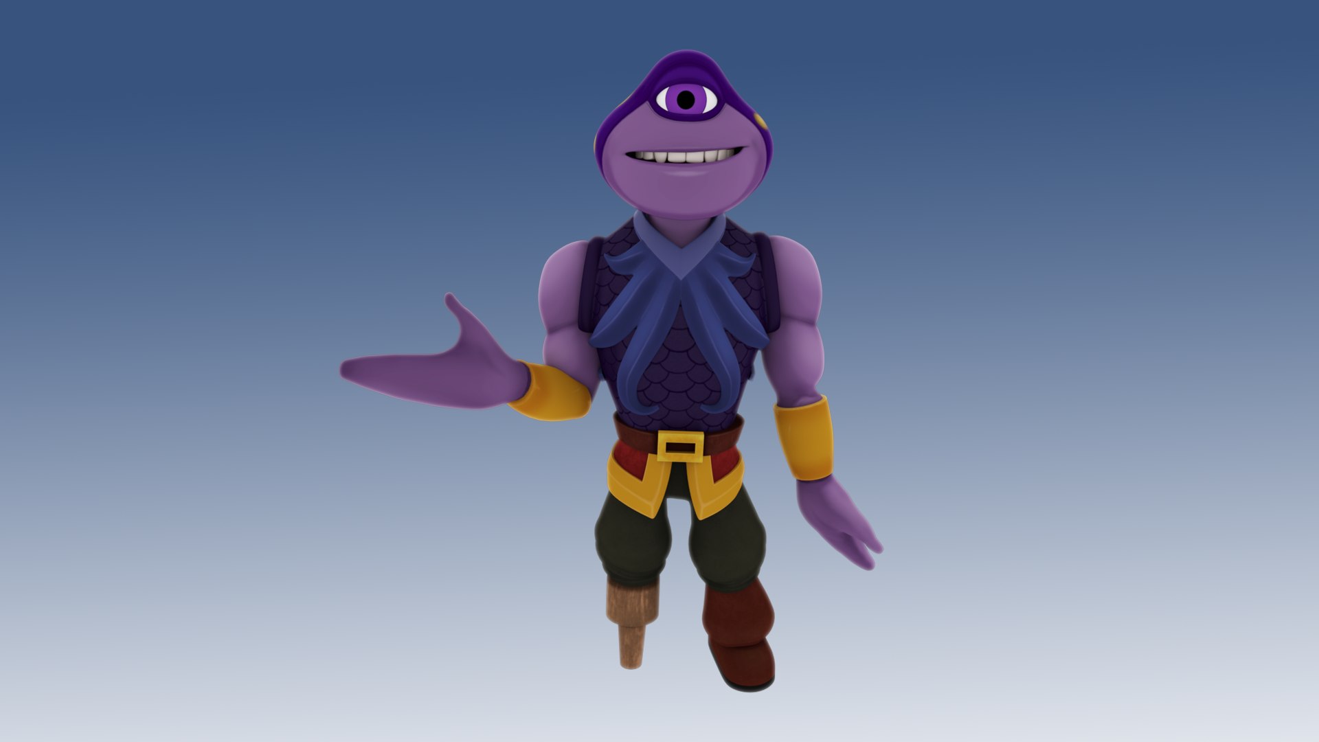 Funky Character Charlie Rig Model - TurboSquid 1634054
