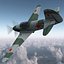 yakovlev yak-9 soviet world war 3d max