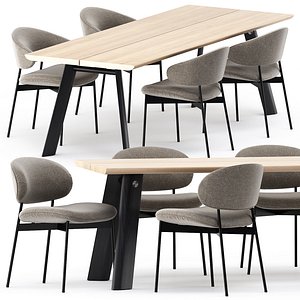 P68 TABLE and LUZ CHAIR