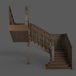 stair kitbash cnc 3D model