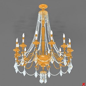 chandelier lamp 3d max
