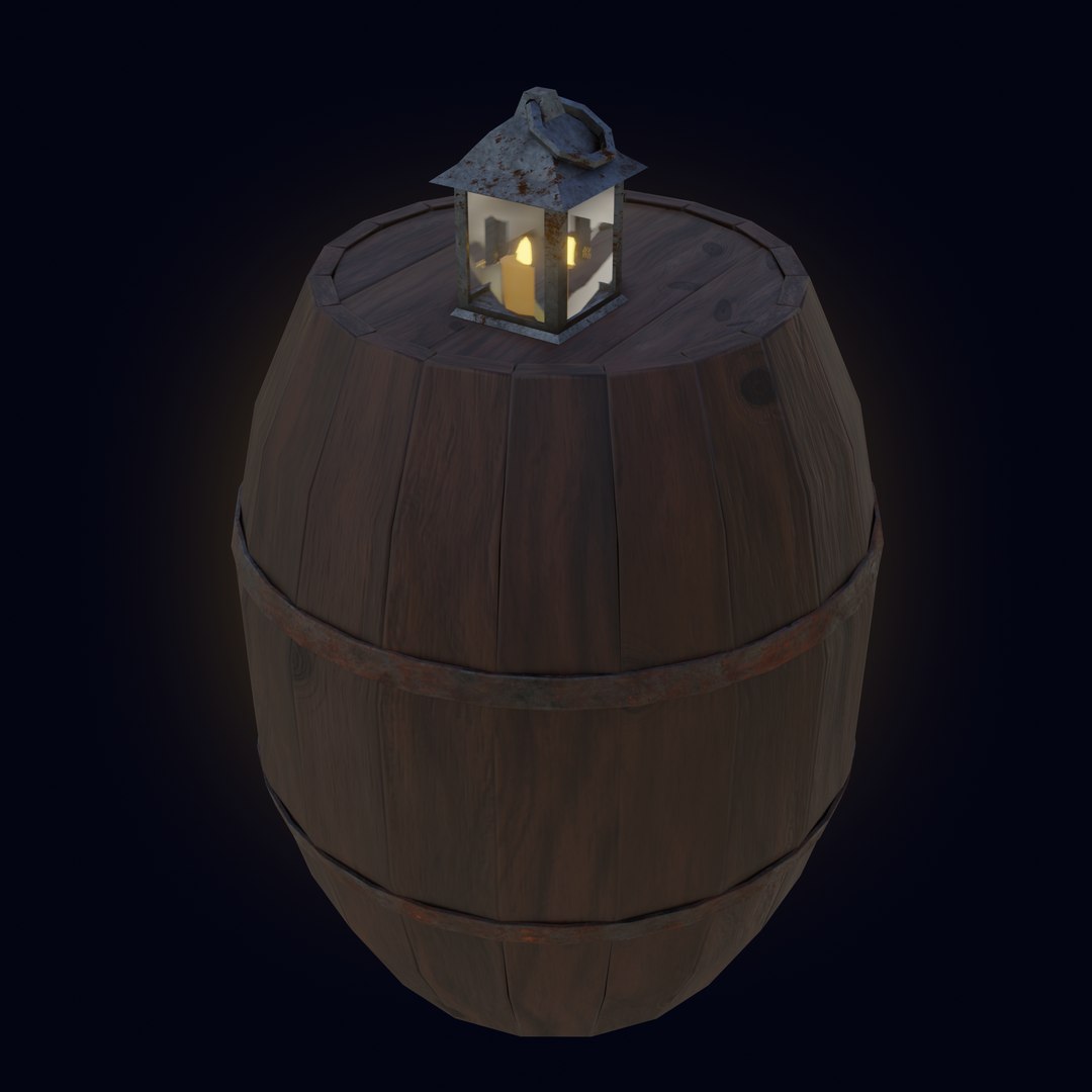 3D Old barrel with rusted lantern PBR low-poly game-ready Low-poly 3D model model https://p.turbosquid.com/ts-thumb/lb/rcZiRY/AR/screen5/png/1628715909/1920x1080/fit_q87/afa236c56fee35150d20551080d3058a74d74f10/screen5.jpg
