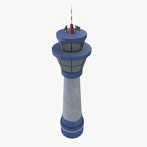 3D Airport Tower model