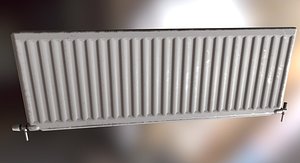 3d model single panel convector radiator
