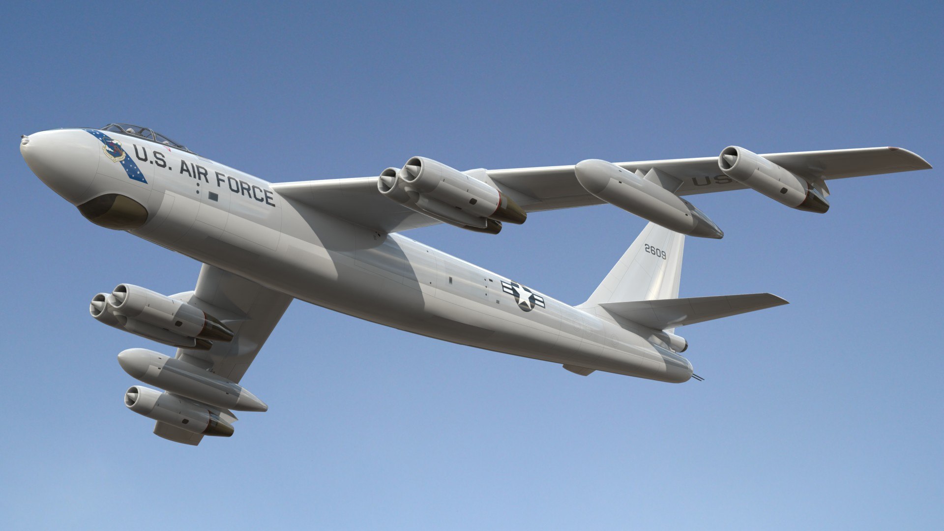 Boeing B47 Stratojet model https://p.turbosquid.com/ts-thumb/lb/xnVQFW/Er/b47pr18/jpg/1753004280/1920x1080/fit_q87/0d7f81d9a29467ed7464125852dafb5bb794cef2/b47pr18.jpg