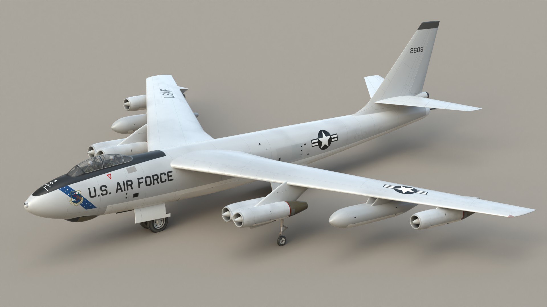 Boeing B47 Stratojet model https://p.turbosquid.com/ts-thumb/lb/xnVQFW/G4/b47pr8/jpg/1753004277/1920x1080/fit_q87/32c243cc8164ea6ef91b38d886006e87fed882f7/b47pr8.jpg